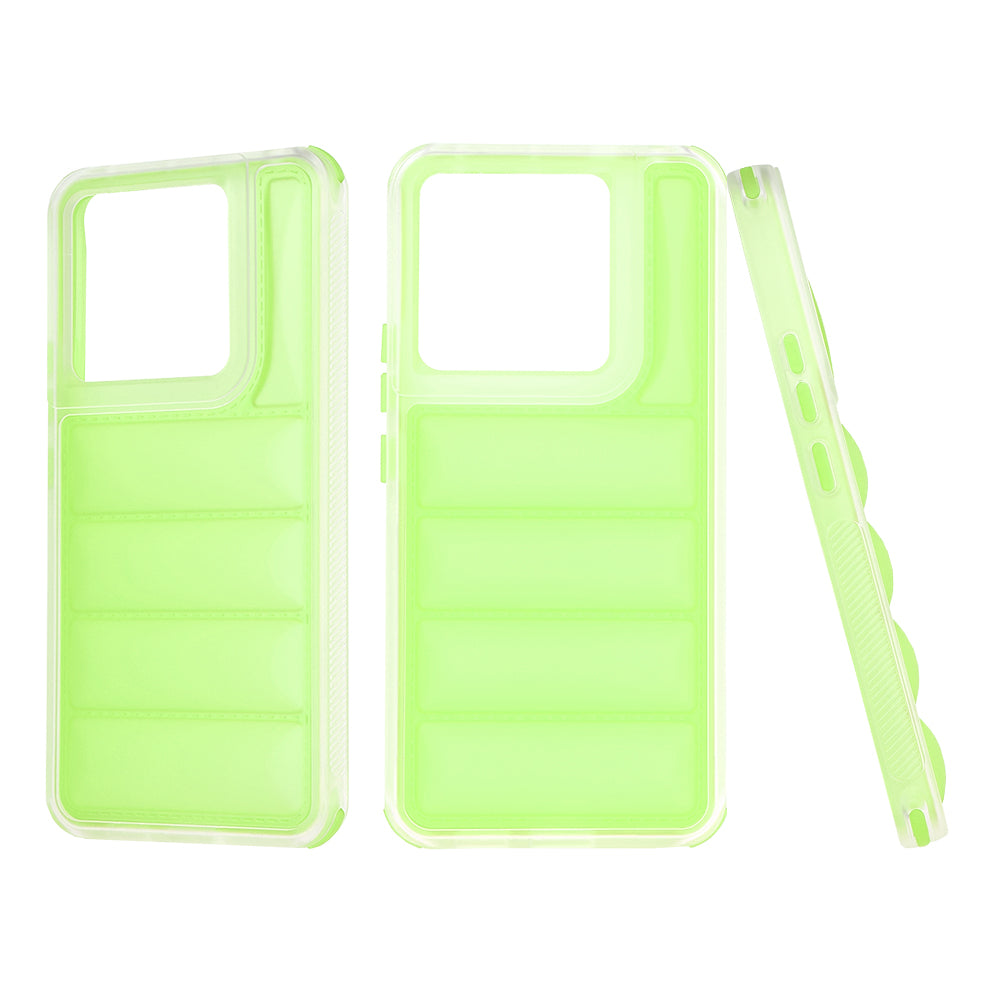 Ovitek za Xiaomi Poco X6 / Note 13 Pro 5G, Techsuit, Wave Shield, Zeleno