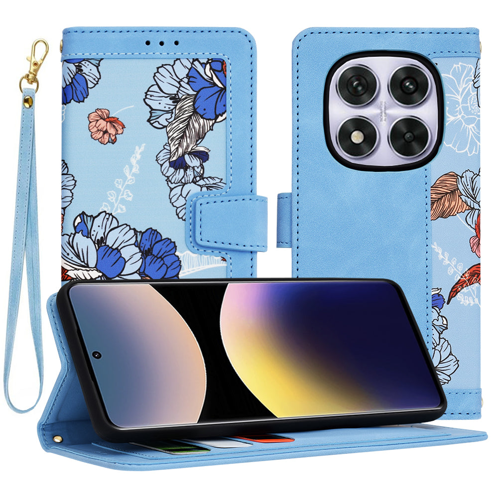Ovitek za Xiaomi Poco X7 / Note 14 Pro 5G, Techsuit, FlipCraft, modra