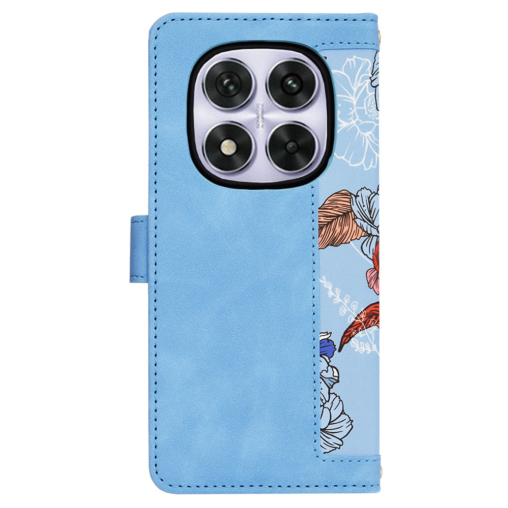Ovitek za Xiaomi Poco X7 / Note 14 Pro 5G, Techsuit, FlipCraft, modra