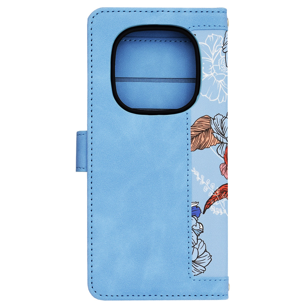 Ovitek za Xiaomi Poco X7 / Note 14 Pro 5G, Techsuit, FlipCraft, modra