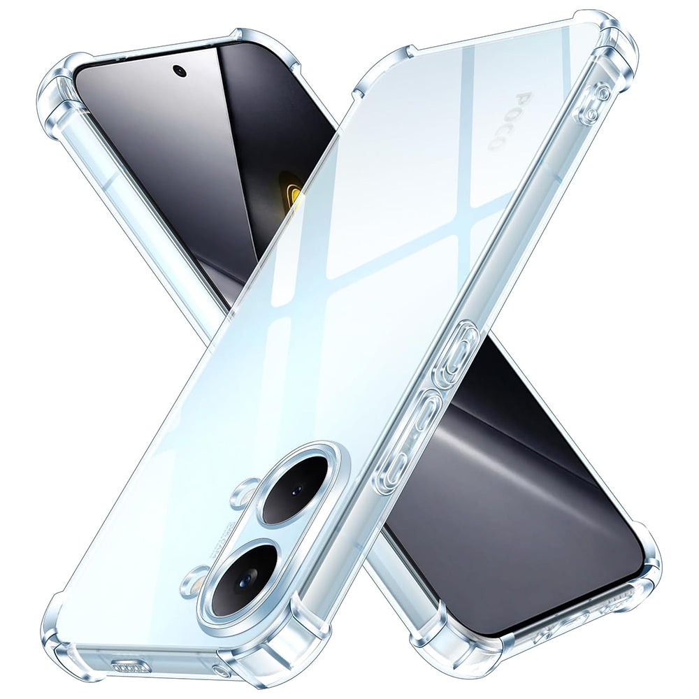 Ovitek za Xiaomi Poco X8 Pro Max, Techsuit, Shockproof Clear, Prozoren