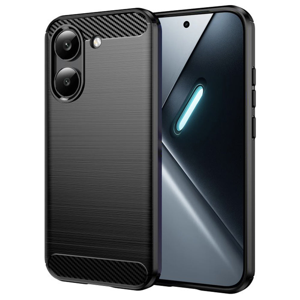 Ovitek za Xiaomi Poco X8 Pro, Techsuit, Carbon, Črn
