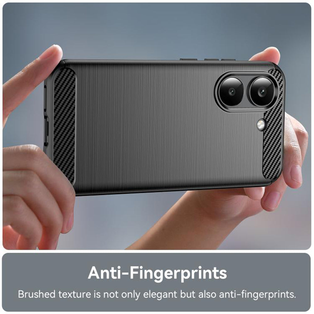 Ovitek za Xiaomi Poco X8 Pro, Techsuit, Carbon, Črn