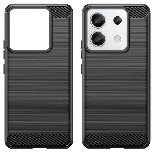 Ovitek za Xiaomi Redmi 13C 5G / 13C / Poco C65, Techsuit, Karbon, Črn