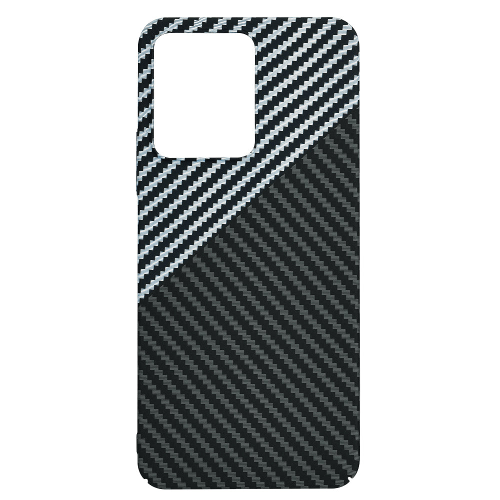 Ovitek za Xiaomi Redmi 13C 5G / 13C / Poco C65, Techsuit, Carbonite FiberShell, Črno Siva