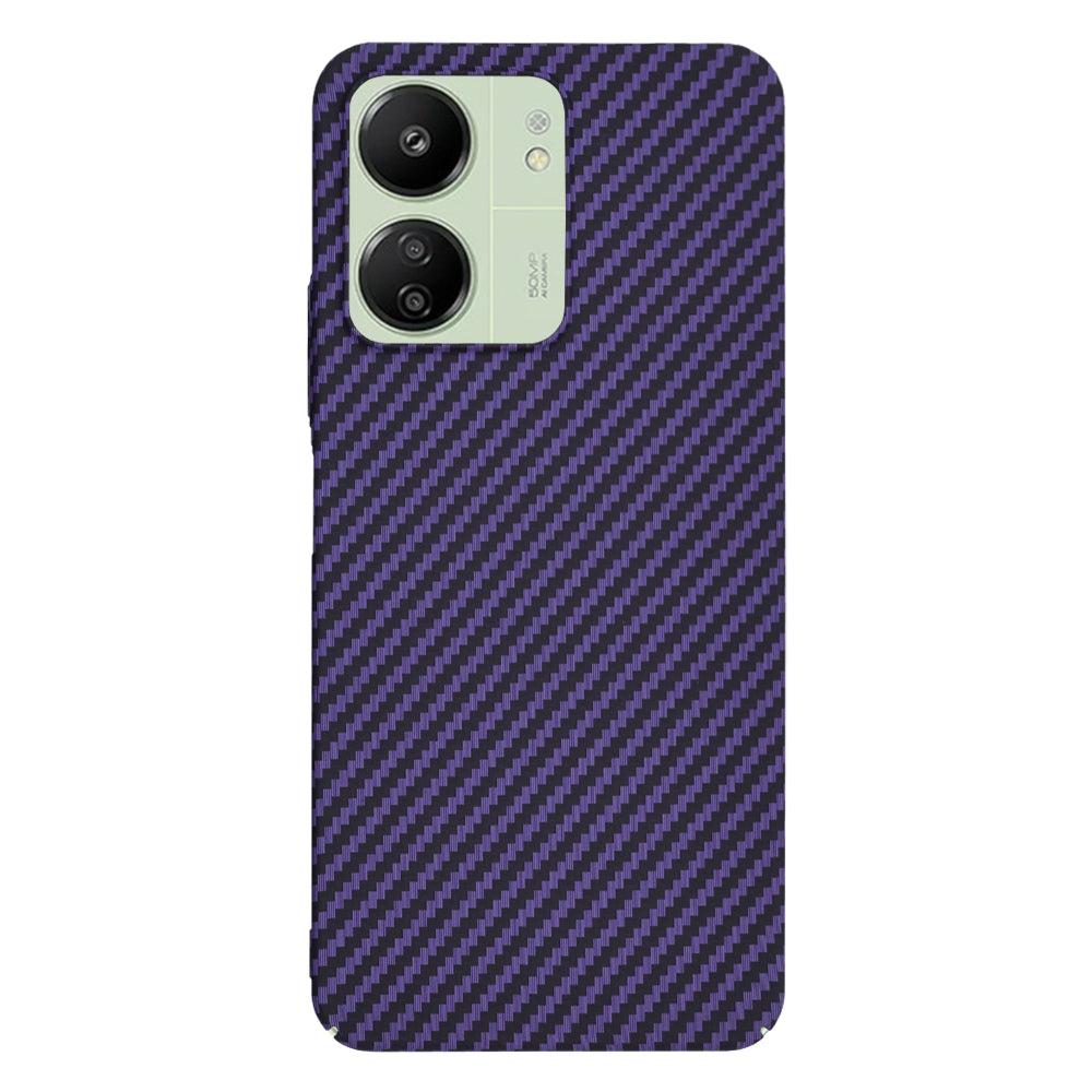 Ovitek za Xiaomi Redmi 13C 5G / 13C / Poco C65, Techsuit, Carbonite FiberShell, vijoličen