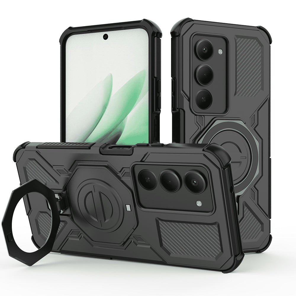 Ovitek za Xiaomi Redmi 15 5G / 15 4G, Techsuit, Carbon Shield Pro, Črn