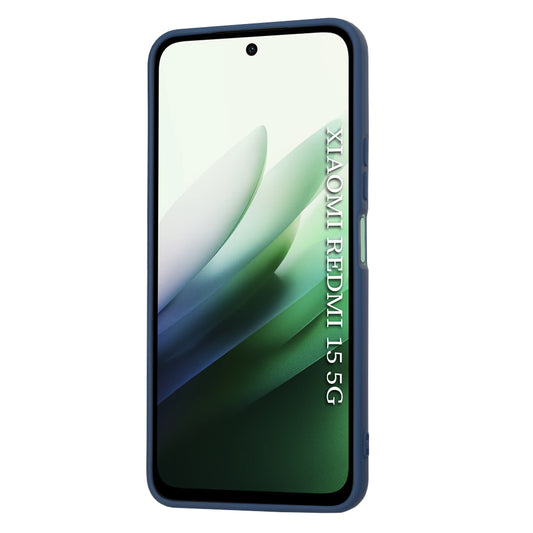Ovitek za Xiaomi Redmi 15 5G / 15 4G, Techsuit, SoftFlex, mornarsko modra