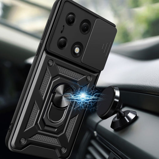 Ovitek za Xiaomi Redmi Note 13 Pro 4G / M6 Pro, Tech-Protect, CamShield Pro, črn