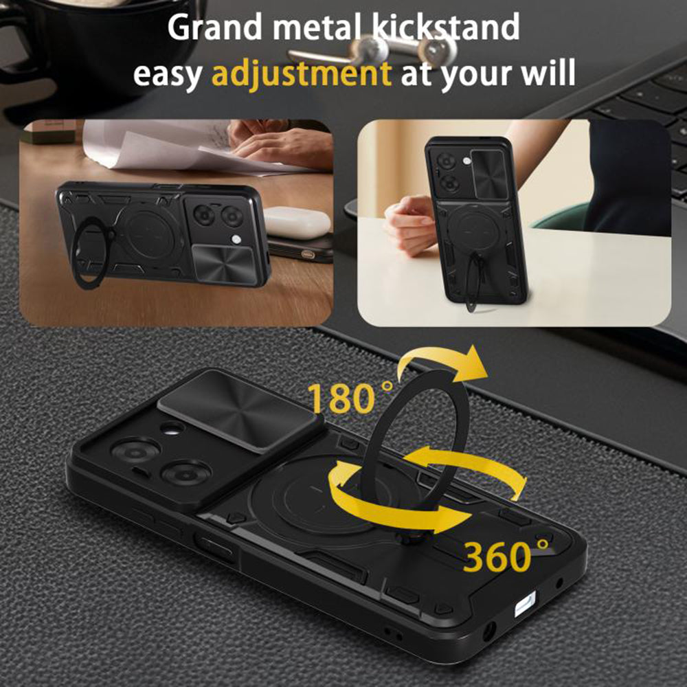 Ovitek za Xiaomi Redmi A5 4G (Regional), Techsuit, CamGuard Pro, Črn