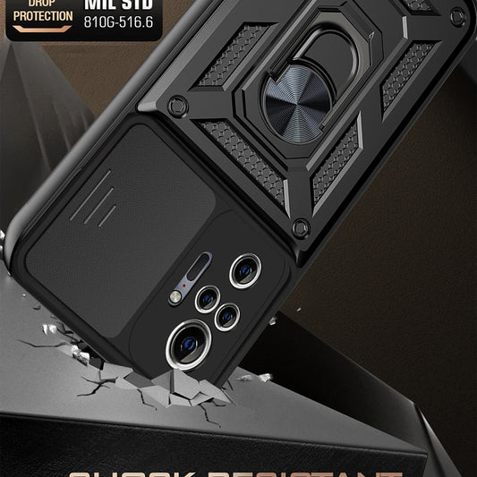 Ovitek za Xiaomi Redmi Note 10 Pro Max / Note 10 Pro, Techsuit, CamShield, Črn