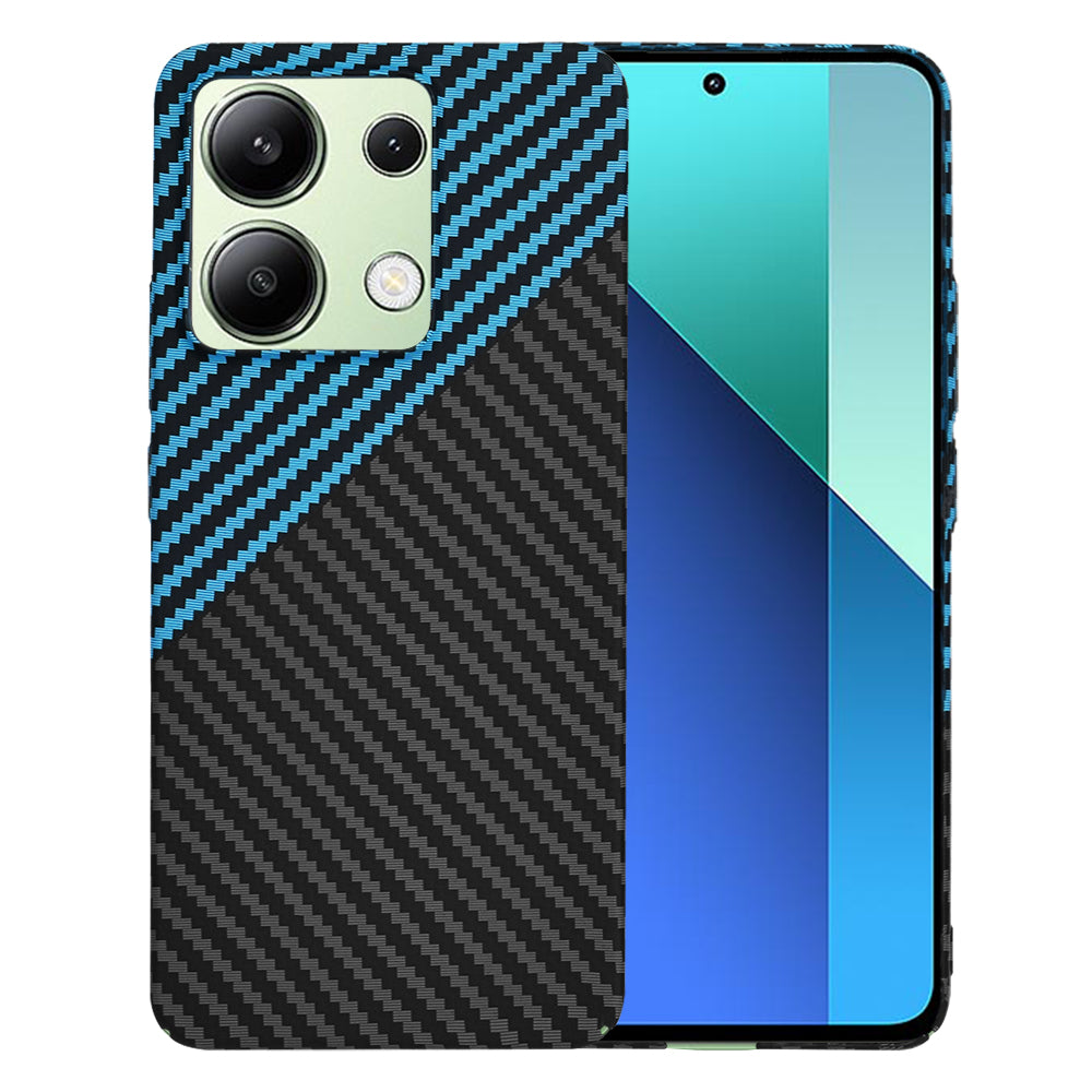 Ovitek za Xiaomi Redmi Note 13 4G, Techsuit, Carbonite FiberShell, Črna Bleu