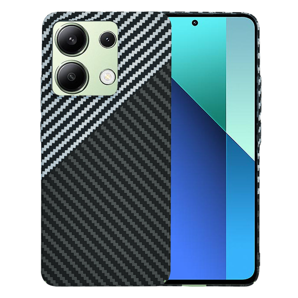 Ovitek za Xiaomi Redmi Note 13 4G, Techsuit, Carbonite FiberShell, Črno Siva