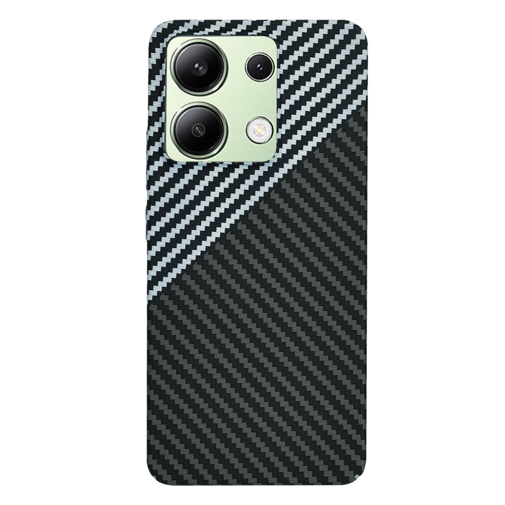 Ovitek za Xiaomi Redmi Note 13 4G, Techsuit, Carbonite FiberShell, Črno Siva