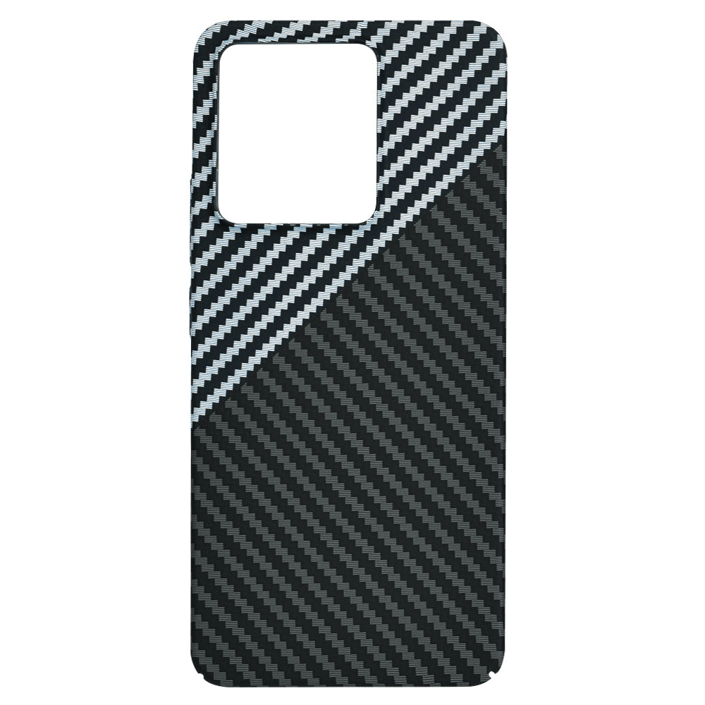 Ovitek za Xiaomi Redmi Note 13 4G, Techsuit, Carbonite FiberShell, Črno Siva