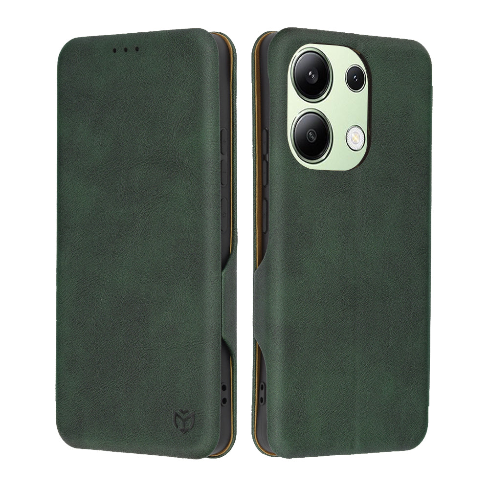Ovitek za Xiaomi Redmi Note 13 4G, Techsuit, Safe Wallet Plus, Zeleno