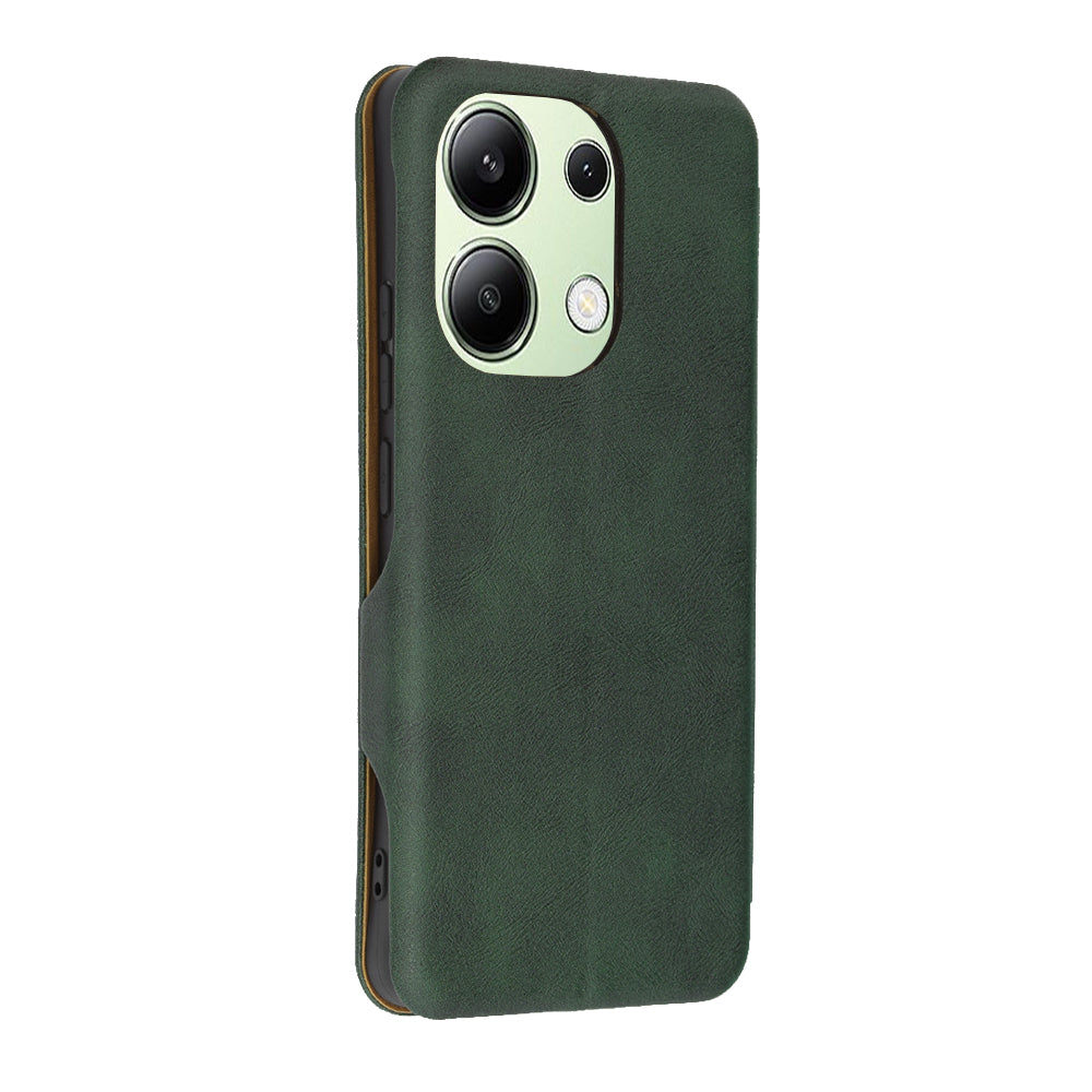 Ovitek za Xiaomi Redmi Note 13 4G, Techsuit, Safe Wallet Plus, Zeleno