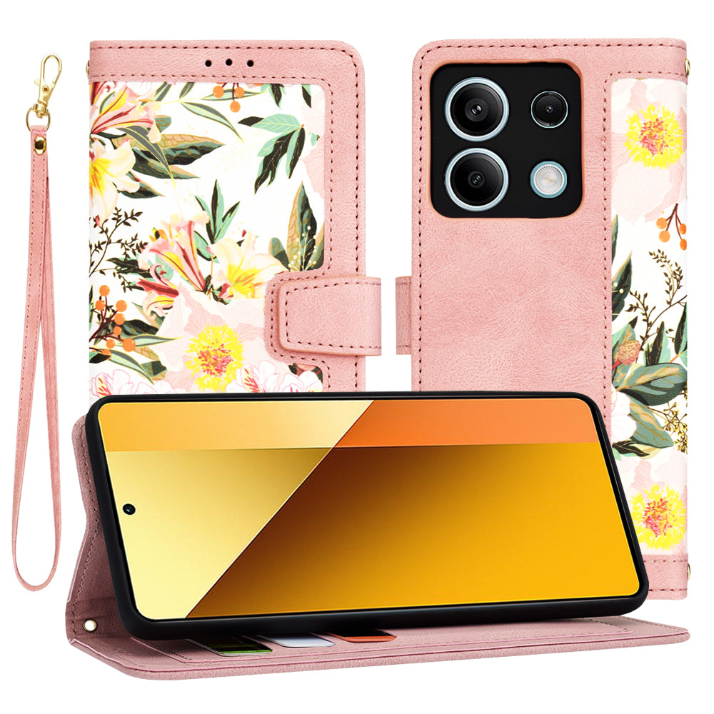 Ovitek za Xiaomi Redmi Note 13 5G, Techsuit, FlipCraft, roza