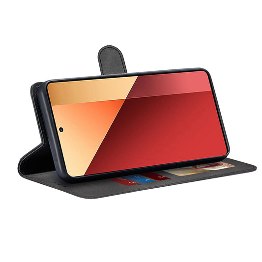 Ovitek za Xiaomi Redmi Note 13 Pro 4G / Poco M6 Pro 4G, Techsuit, Diary Book, Črn