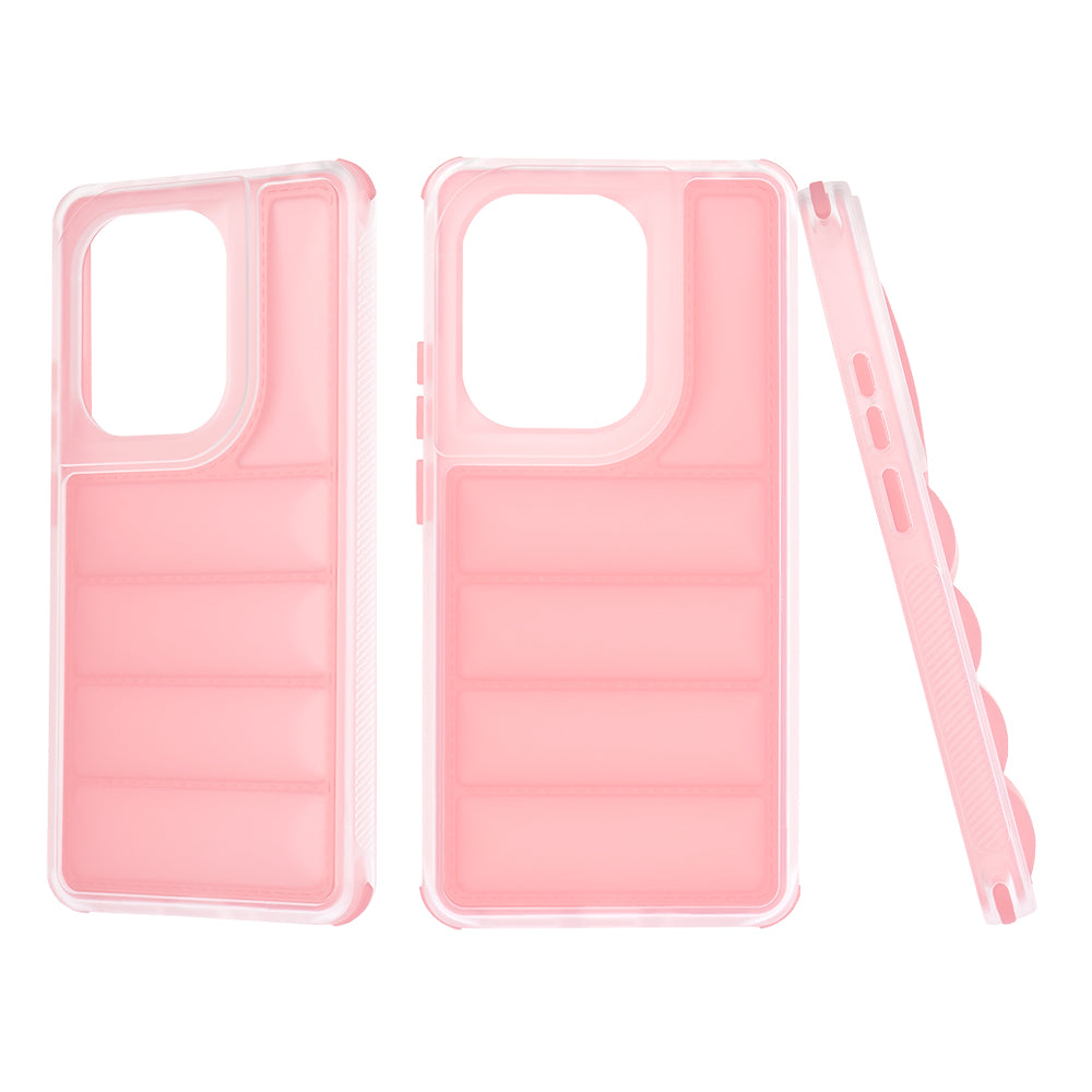 Ovitek za Xiaomi Redmi Note 13 Pro 4G / Poco M6 Pro 4G, Techsuit, Wave Shield, Roza
