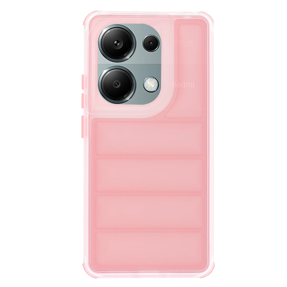 Ovitek za Xiaomi Redmi Note 13 Pro 4G / Poco M6 Pro 4G, Techsuit, Wave Shield, Roza
