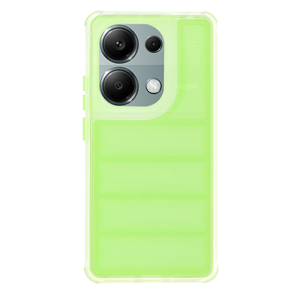 Ovitek za Xiaomi Redmi Note 13 Pro 4G / Poco M6 Pro 4G, Techsuit, Wave Shield, Zelen