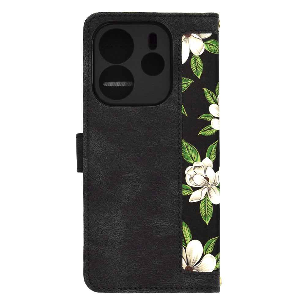 Ovitek za Xiaomi Redmi Note 14 4G (Regional), Techsuit, FlipCraft, Črn