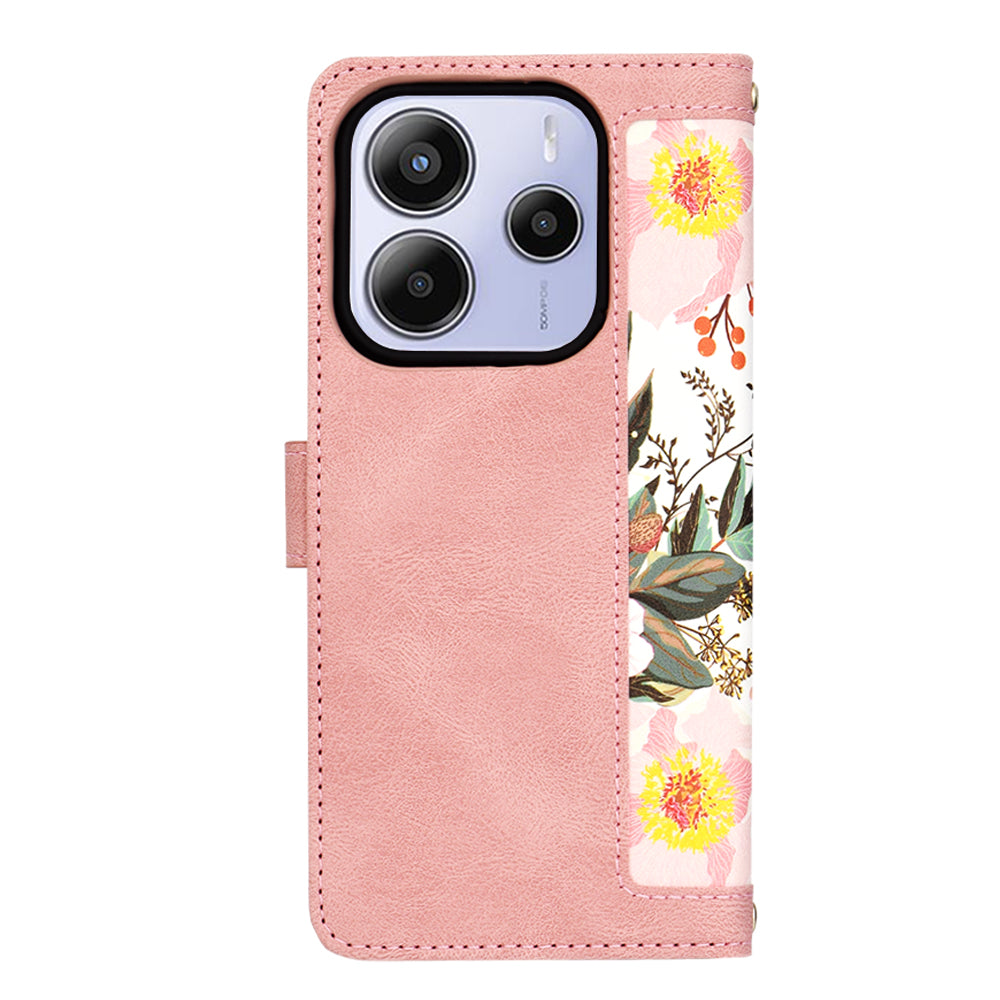 Ovitek za Xiaomi Redmi Note 14 5G, Techsuit, FlipCraft, roza