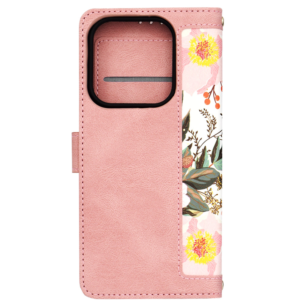 Ovitek za Xiaomi Redmi Note 14 5G, Techsuit, FlipCraft, roza
