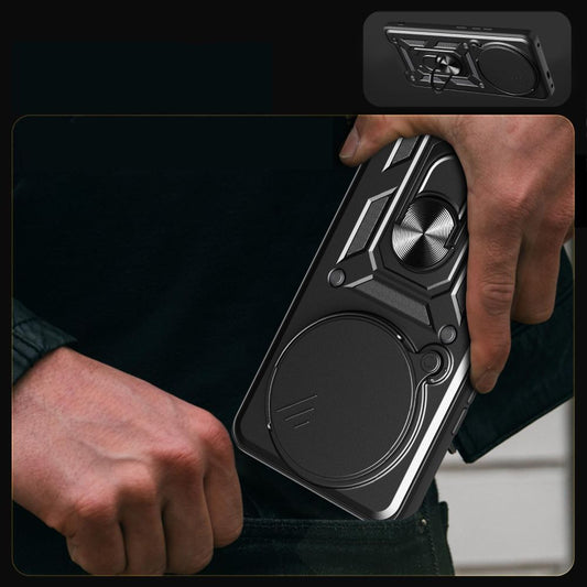 Ovitek za Xiaomi Redmi Note 14 Pro 4G, Techsuit, CamShield, Črn
