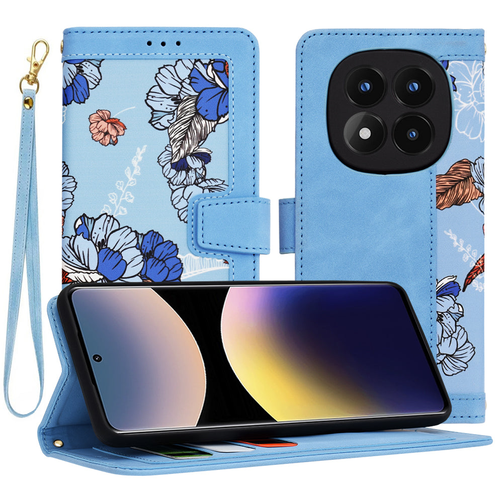 Ovitek za Xiaomi Redmi Note 14 Pro 4G, Techsuit, FlipCraft, modra