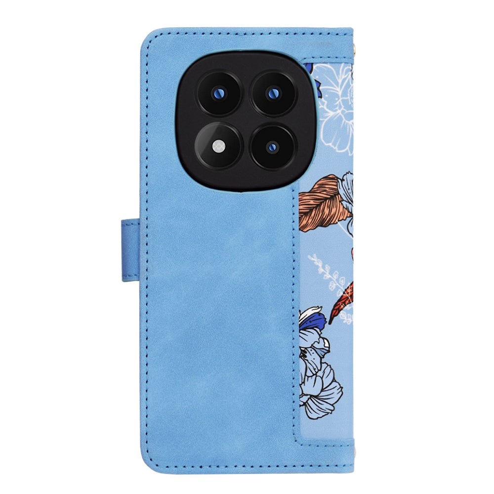 Ovitek za Xiaomi Redmi Note 14 Pro 4G, Techsuit, FlipCraft, modra