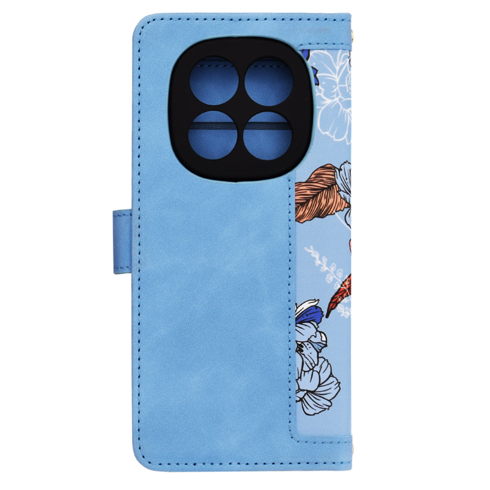 Ovitek za Xiaomi Redmi Note 14 Pro 4G, Techsuit, FlipCraft, modra