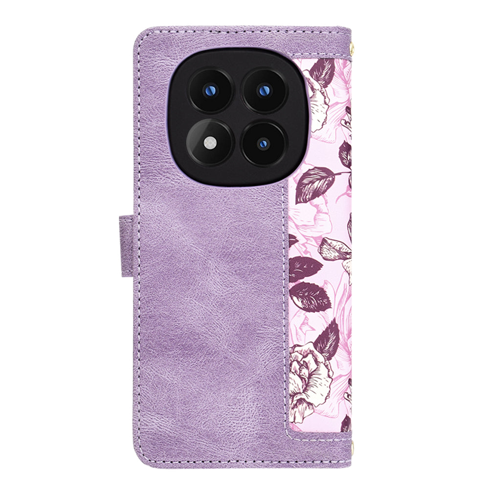 Ovitek za Xiaomi Redmi Note 14 Pro 4G, Techsuit, FlipCraft, vijoličen
