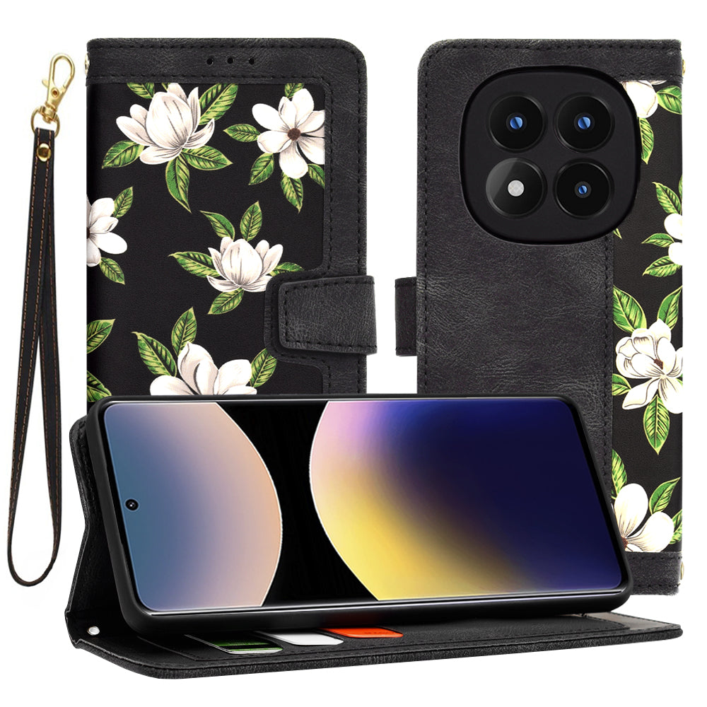 Ovitek za Xiaomi Redmi Note 14 Pro 4G, Techsuit, FlipCraft, Črn