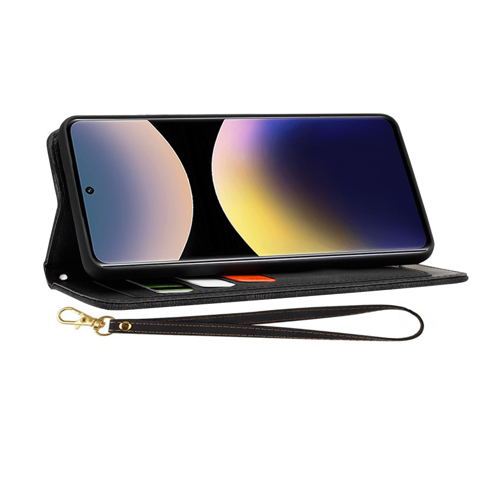 Ovitek za Xiaomi Redmi Note 14 Pro 4G, Techsuit, FlipCraft, Črn