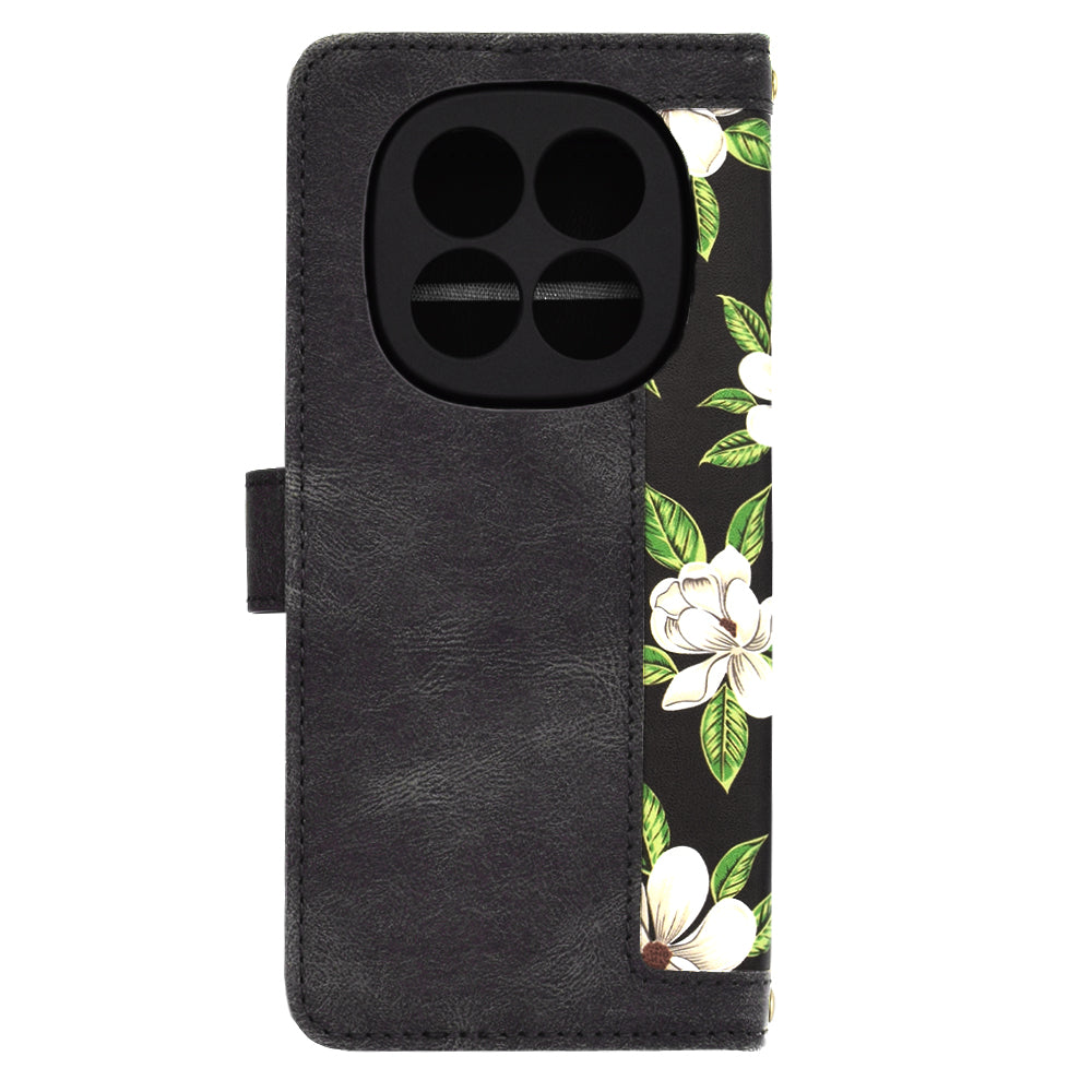 Ovitek za Xiaomi Redmi Note 14 Pro 4G, Techsuit, FlipCraft, Črn