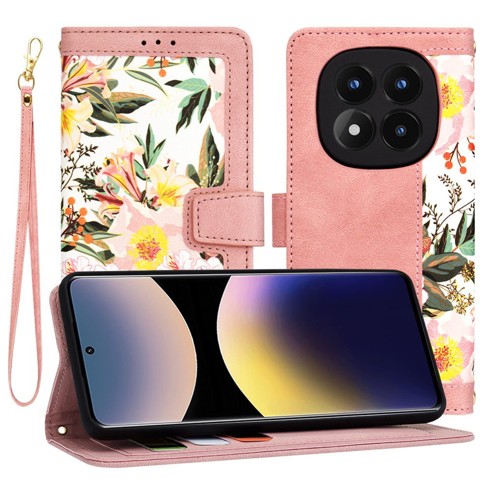 Ovitek za Xiaomi Redmi Note 14 Pro 4G, Techsuit, FlipCraft, roza