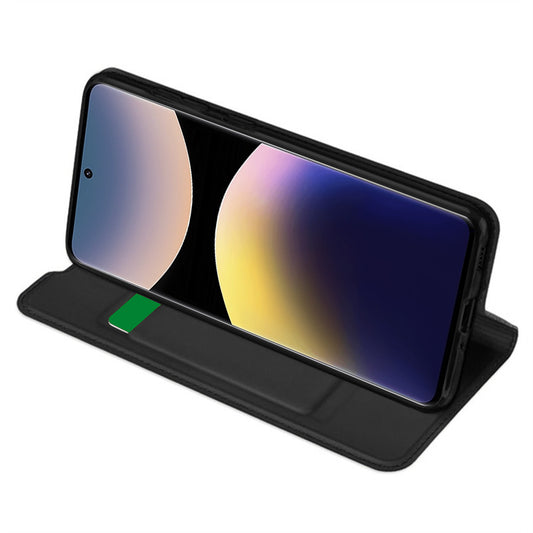 Ovitek za Xiaomi Redmi Note 14 Pro 4G, Techsuit, Magskin Book, Črn