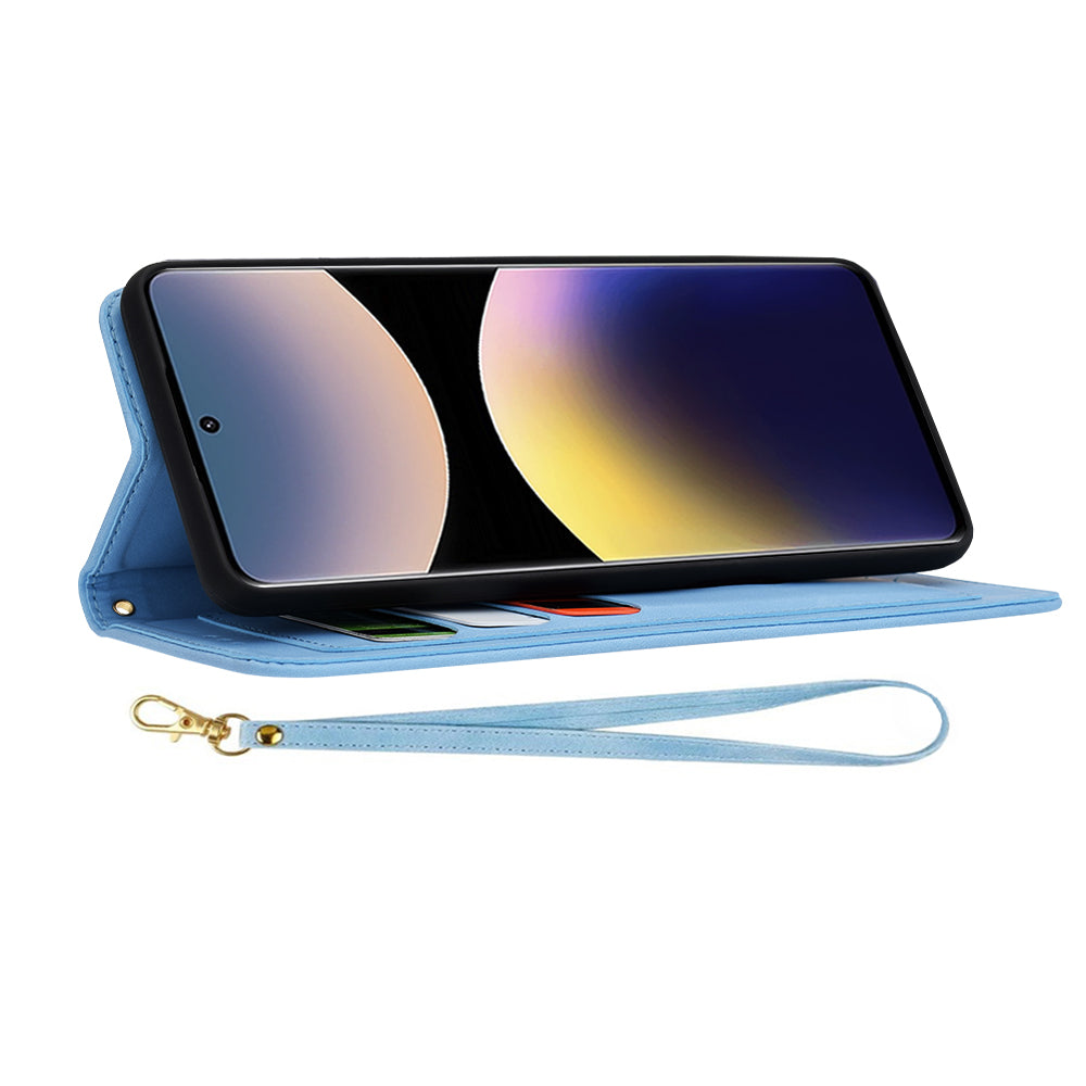 Ovitek za Xiaomi Redmi Note 14 Pro+ 5G, Techsuit, FlipCraft, modra