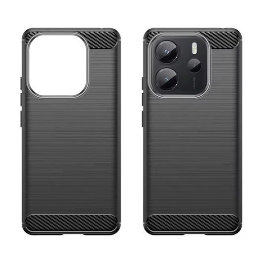 Ovitek za Xiaomi Redmi Note 14S, Techsuit, Karbon, Črn