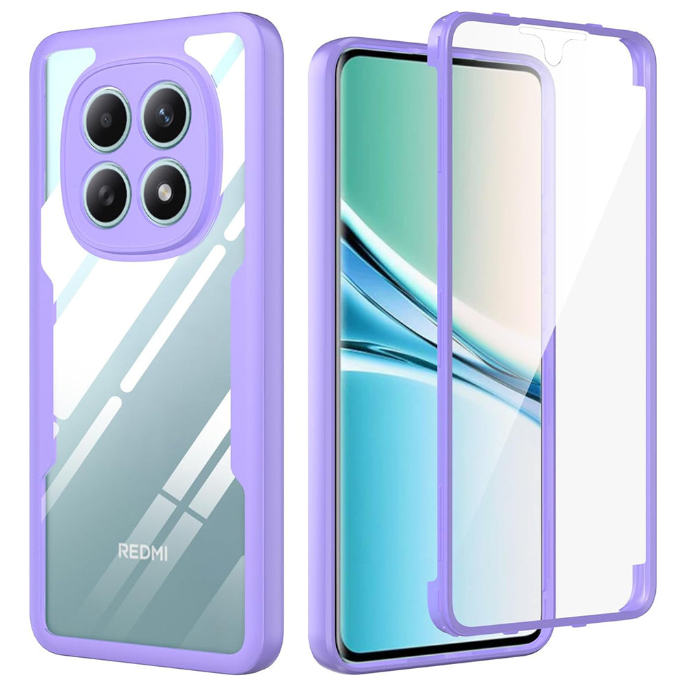 Ovitek za Xiaomi Redmi Note 15 4G, Techsuit, ColorVerse 360, Vijolična