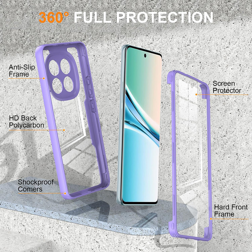 Ovitek za Xiaomi Redmi Note 15 4G, Techsuit, ColorVerse 360, Vijolična