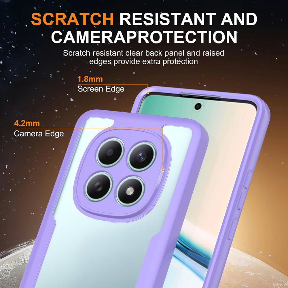 Ovitek za Xiaomi Redmi Note 15 4G, Techsuit, ColorVerse 360, Vijolična
