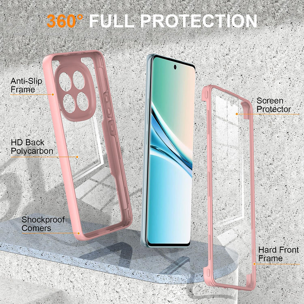 Ovitek za Xiaomi Redmi Note 15 4G, Techsuit, ColorVerse 360, Roza