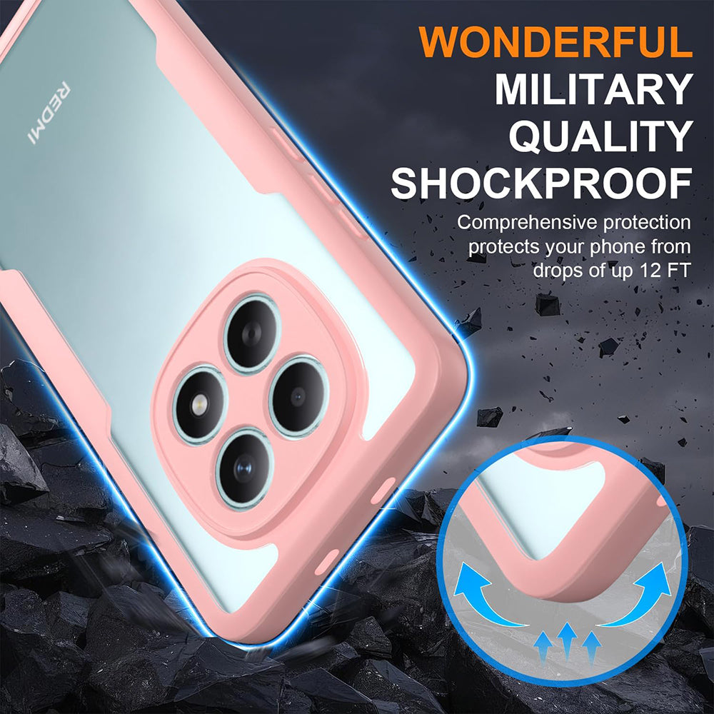 Ovitek za Xiaomi Redmi Note 15 4G, Techsuit, ColorVerse 360, Roza