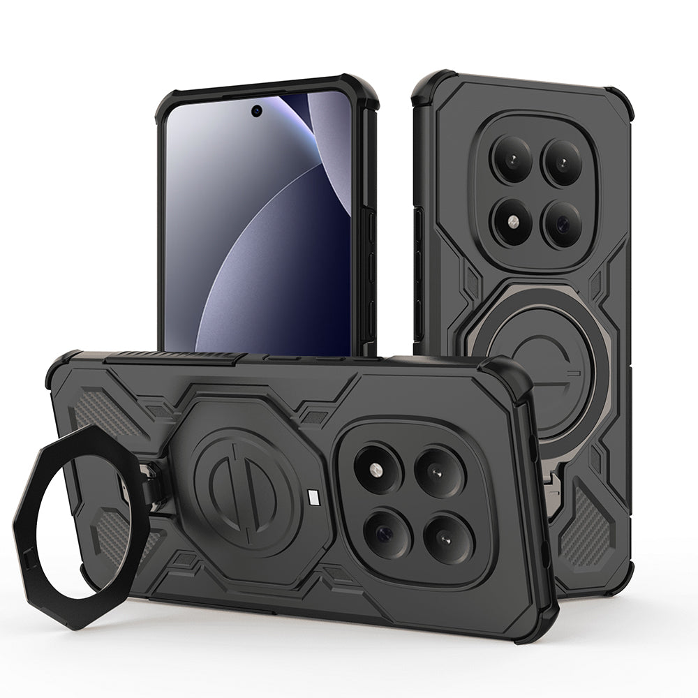 Ovitek za Xiaomi Redmi Note 15 Pro 4G, Techsuit, Carbon Shield Pro, Črn