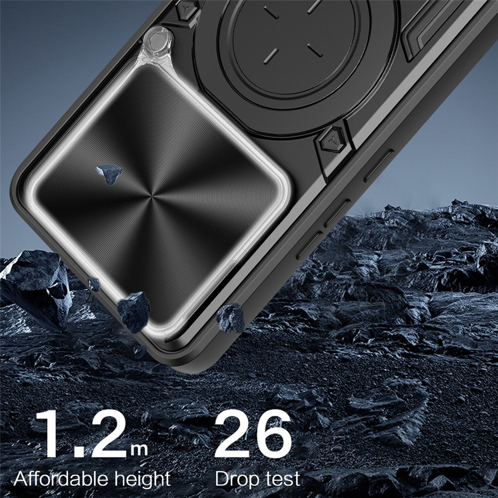 Ovitek za Xiaomi Redmi Note 15 Pro 5G, Techsuit, CamGuard Pro, črn
