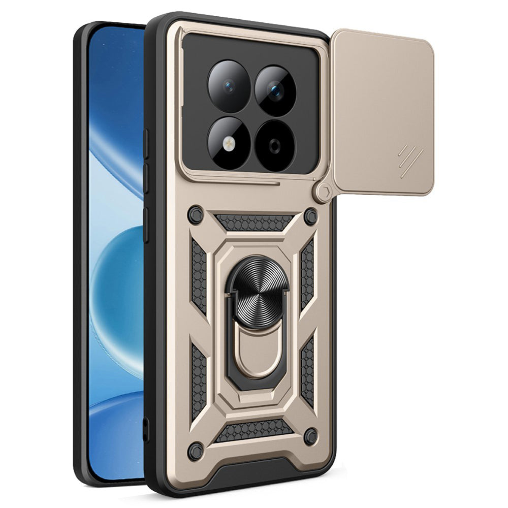 Ovitek za Xiaomi Redmi Note 15 Pro 5G, Techsuit, CamShield, Zlat