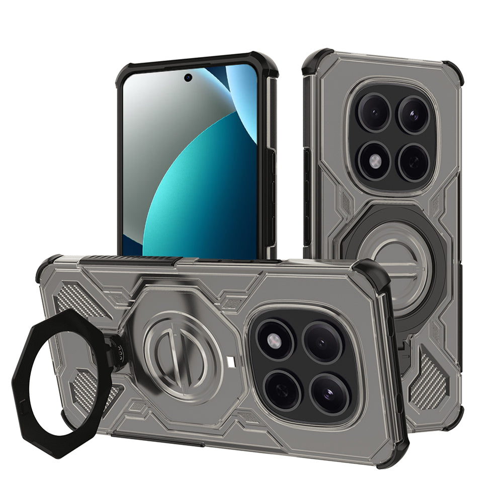 Ovitek za Xiaomi Redmi Note 15 Pro 5G, Techsuit, Carbon Shield Pro, Dimljena